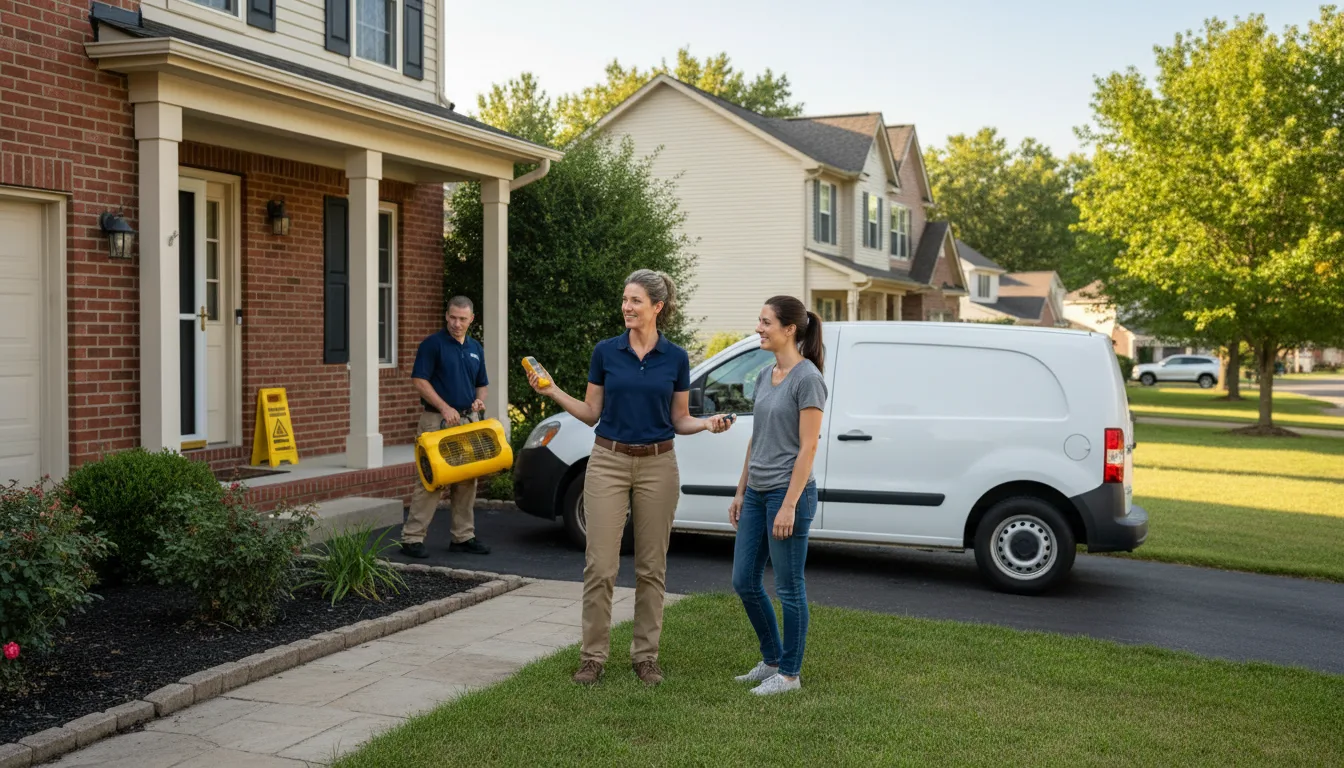 Water restoration image for Home Water Damage Repair in Fishersville, VA
